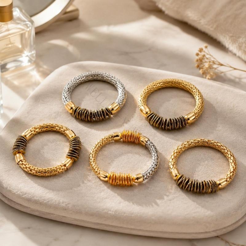 Bộ vòng tay có kết cấu R7UF vớ - đánh giá và giá Coordinates Bracelet