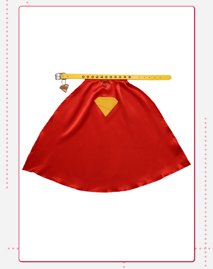 Red Krypto Cosplay Cloak Super - đánh giá và giá Pet Portrait Custom
