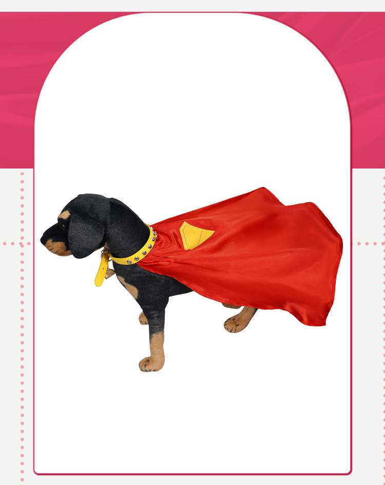 Red Krypto Cosplay Cloak Super - đánh giá và giá Pet Portrait Custom