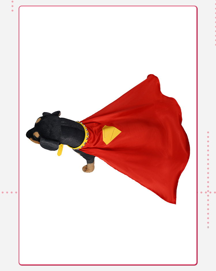 Red Krypto Cosplay Cloak Super - đánh giá và giá Pet Portrait Custom